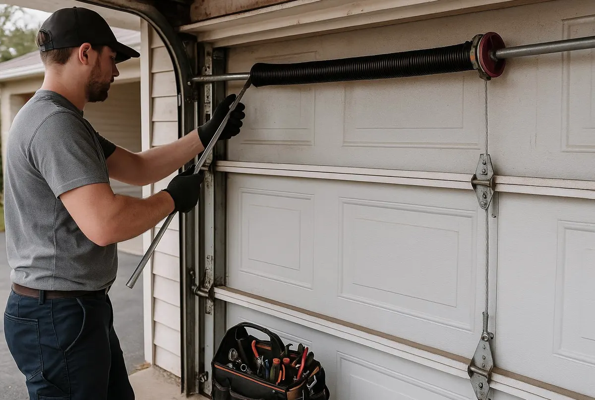 Signs a Hazleton Garage Door Spring Is About to Snap — Hazleton Garage Door, Hazleton, PA